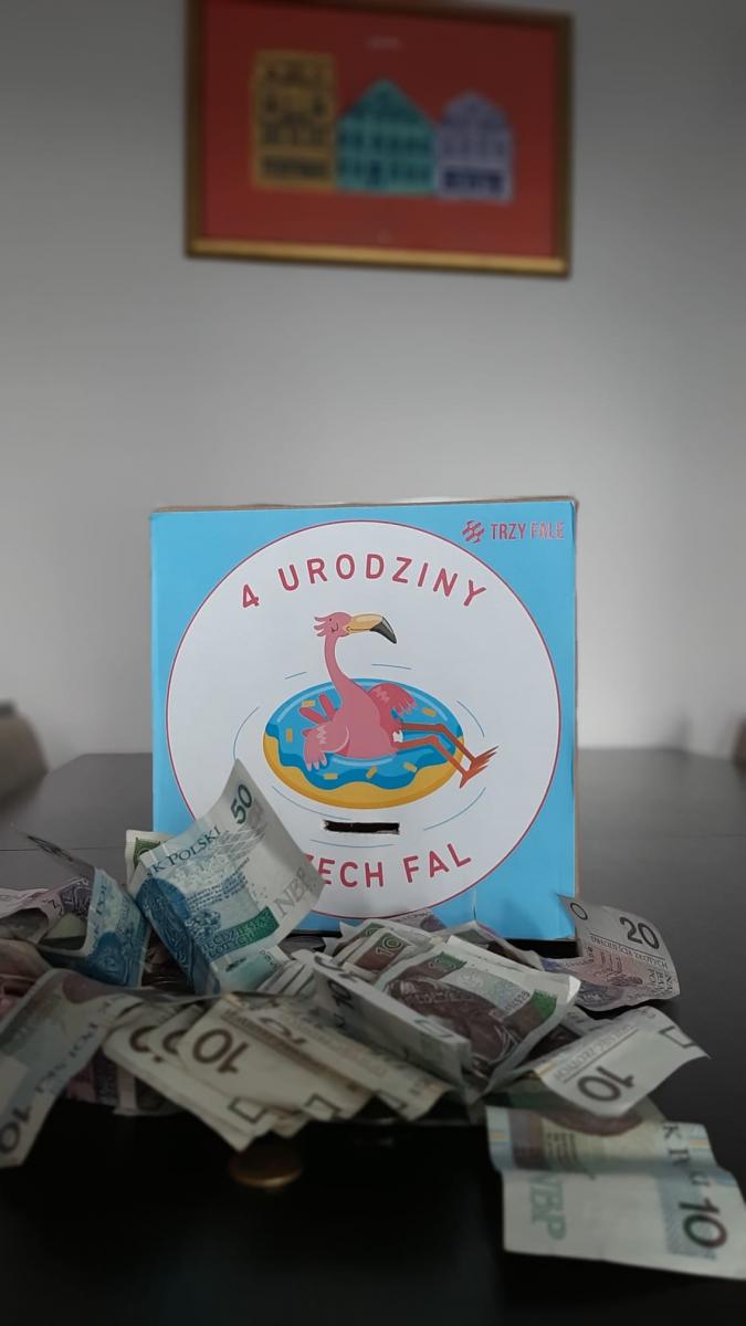 1014 zł zebrano podczas loterii fantowej w