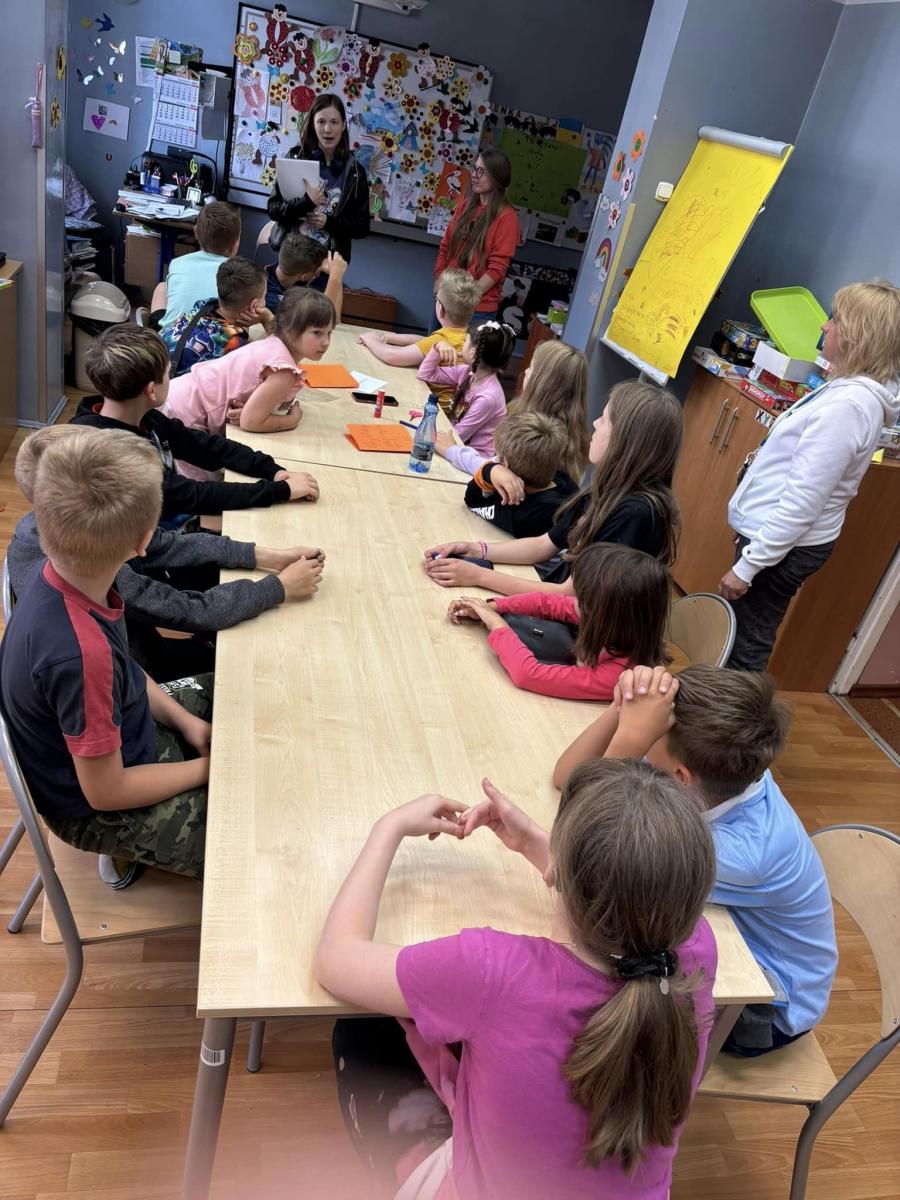 Pogadanka na temat gier w Placówce Wsparcia Dziennego nr 2