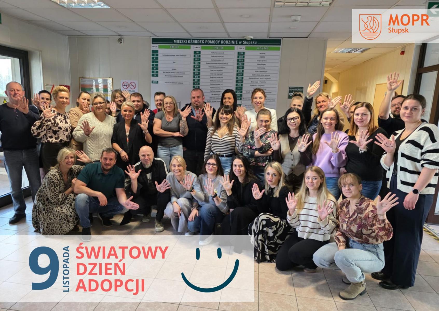 Dłoń pełna uśmiechu, serce pełne miłości – MOPR włącza się w obchody Światowego Dnia Adopcji