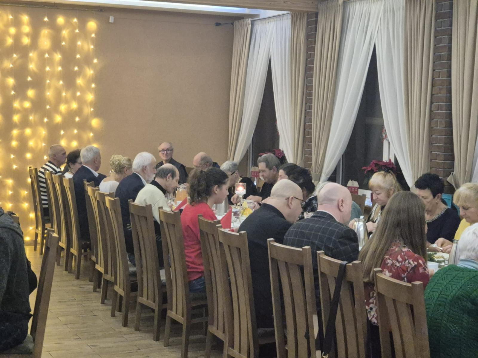 Spotkanie wigilijne dla seniorów w