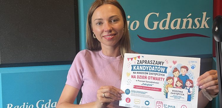 O rodzinach zastępczych w audycji „Studio Słupsk” na antenie Radio Gdańsk
