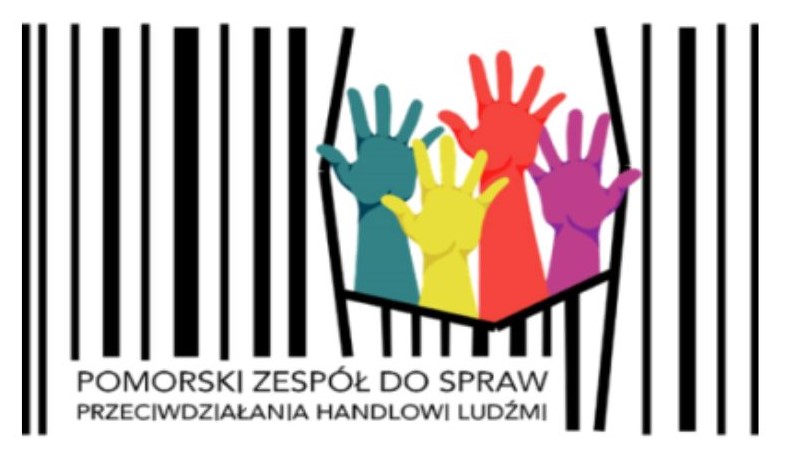 LOGO POMORSKI ZESPÓŁ DS PRZECIWDZIAŁANIA HANDLOWI LUDŹMI