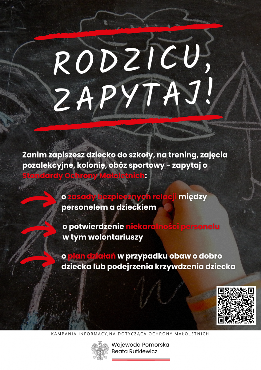 Kampania informacyjna dotycząca ochrony małoletnich