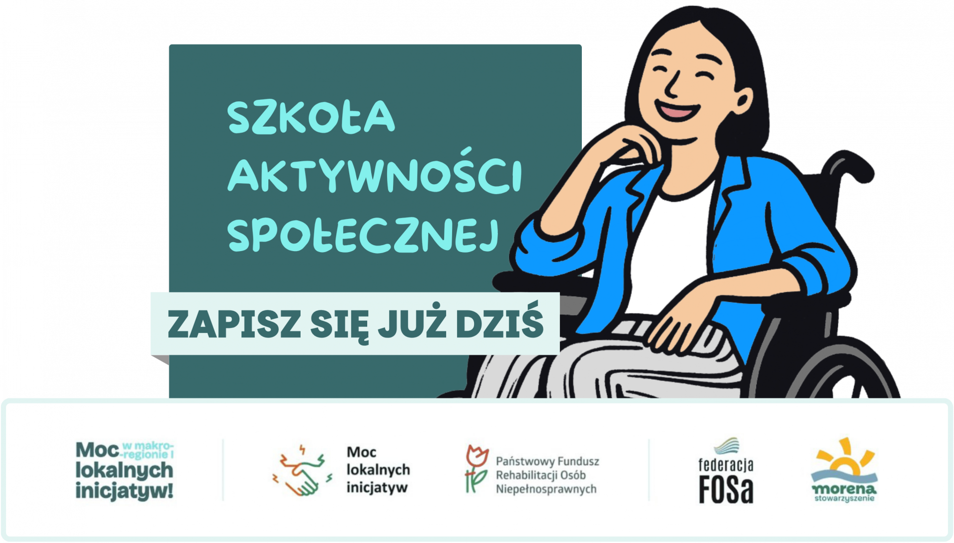 Szkoła Aktywności Społecznej – zaproszenie do udziału w bezpłatnym cyklu spotkań