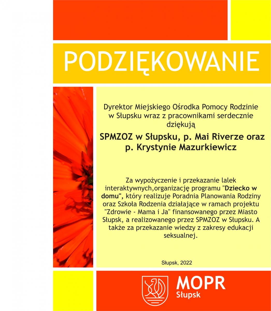 Serdeczne podziękowania