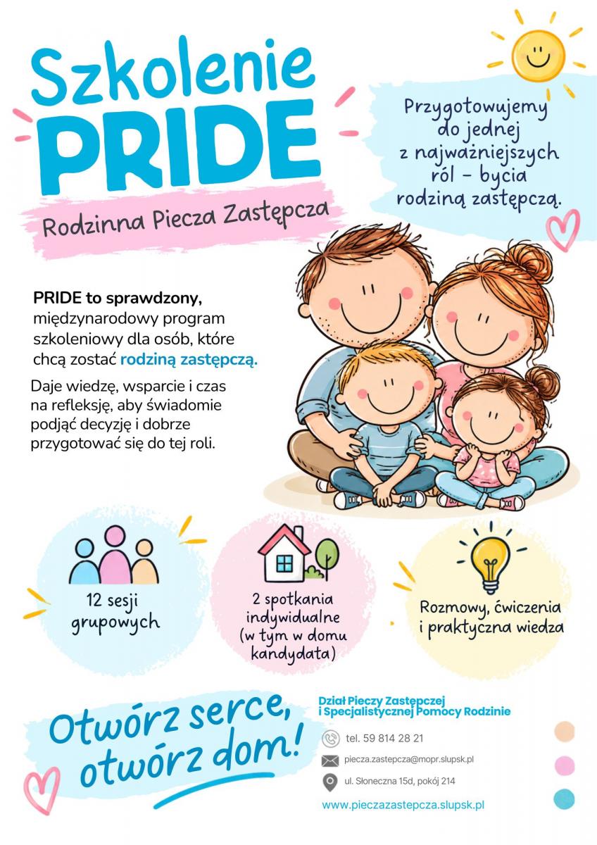 Plakat informacyjni PRIDE