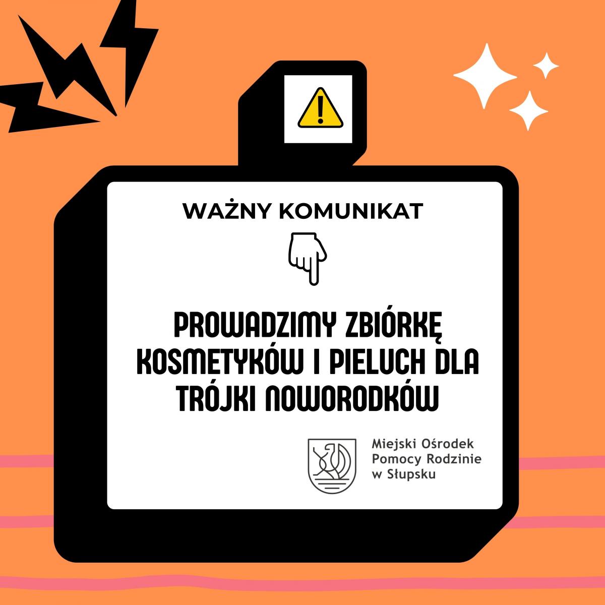 Zbiórka kosmetyków i pieluch dla trojaczków