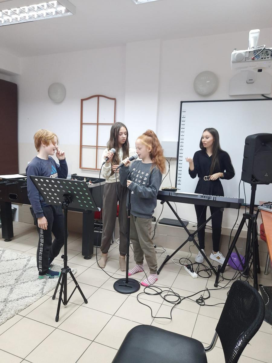 Warsztaty muzyczne w Placówce Wsparcia Dziennego nr 4
