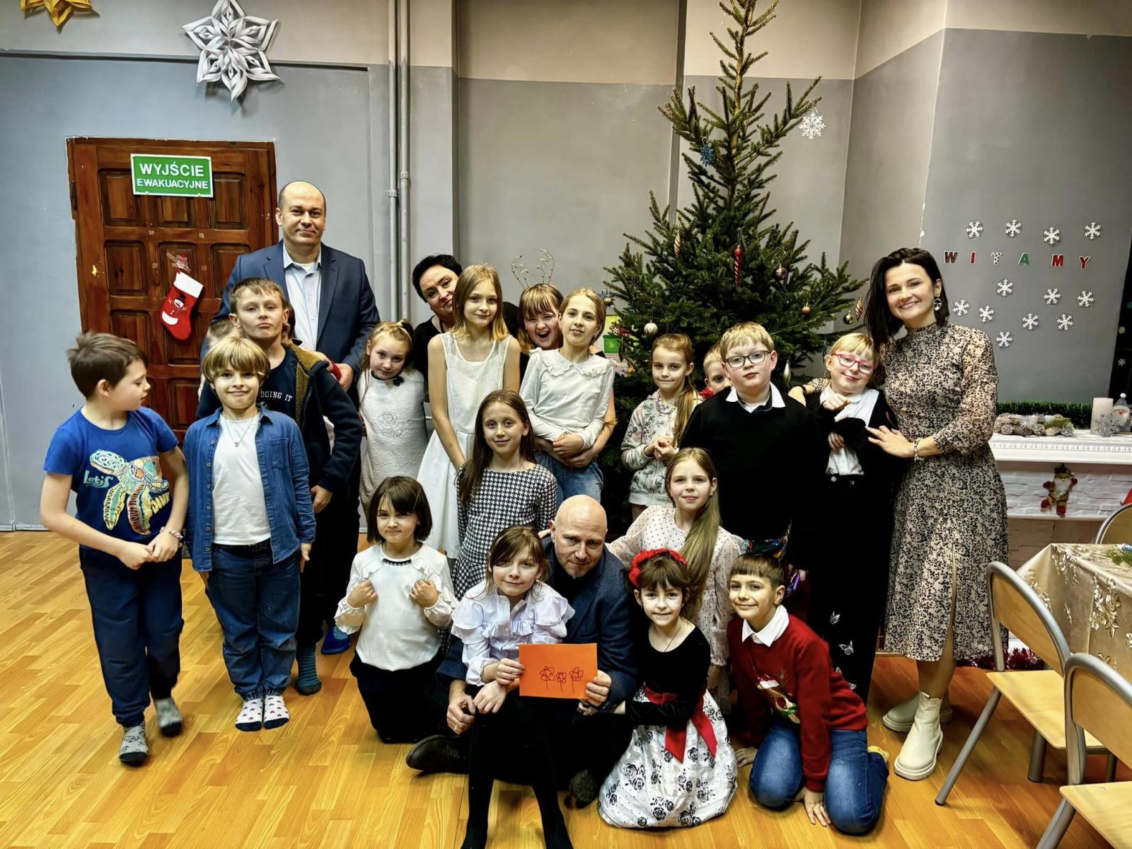 Spotkanie wigilijne w Placówce Wsparcia Dziennego nr 2 przy ul. Sienkiewicza